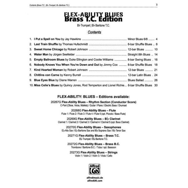 Alfred Music Publishing Flex-Ability Blues Brass T.C.