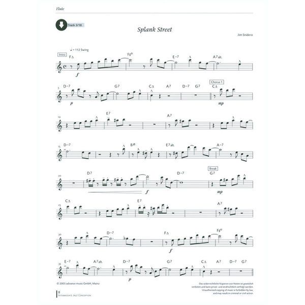 Advance Music Intermed Jazz Conception Flute