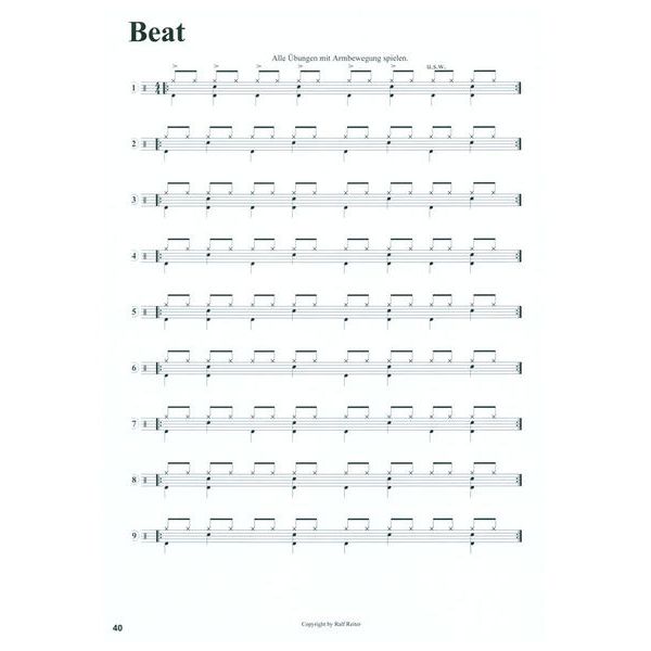 Ralf Reiter bungen für kleine Trommel