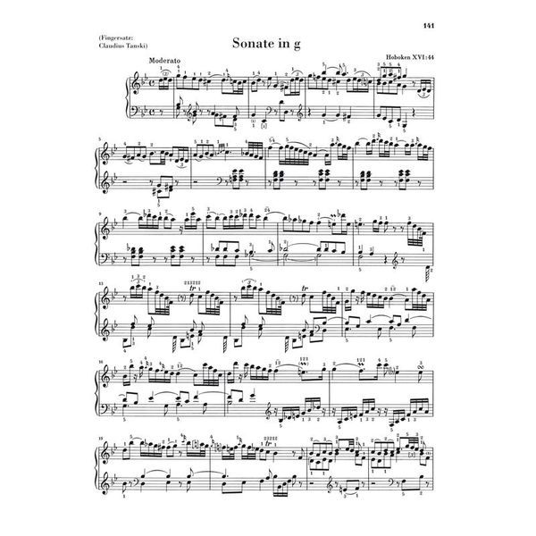 Henle Verlag Haydn Klaviersonaten 1