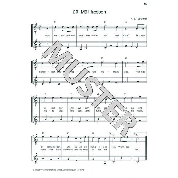 Heinrichshofen Verlag Fridolins Liederkarussell