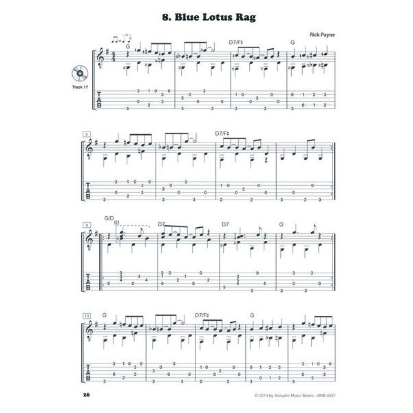 Acoustic Music Books Fingerstyle Blues Collection