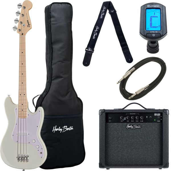 Squier Sonic Bronco Arctic Whi Set