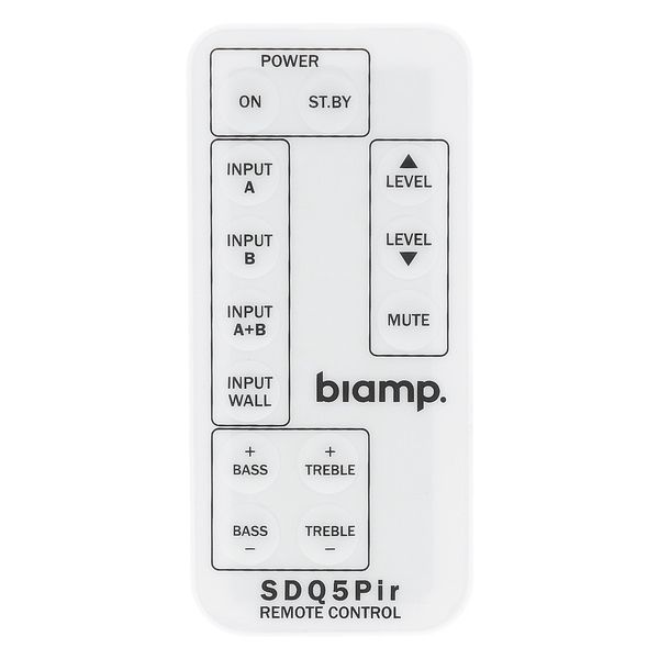 Biamp Systems SDQ5PIR Remote Control
