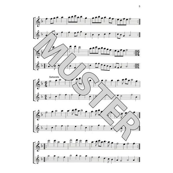 Schott Barocke Tnze Altblockflöte