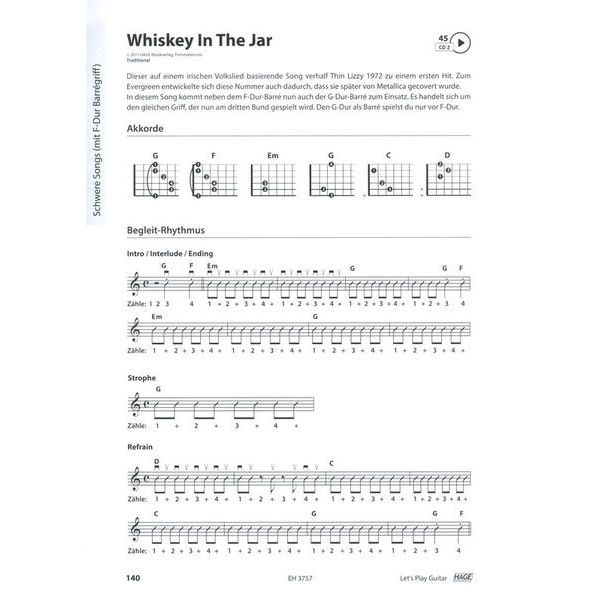 Hage Musikverlag Let's Play Guitar 1