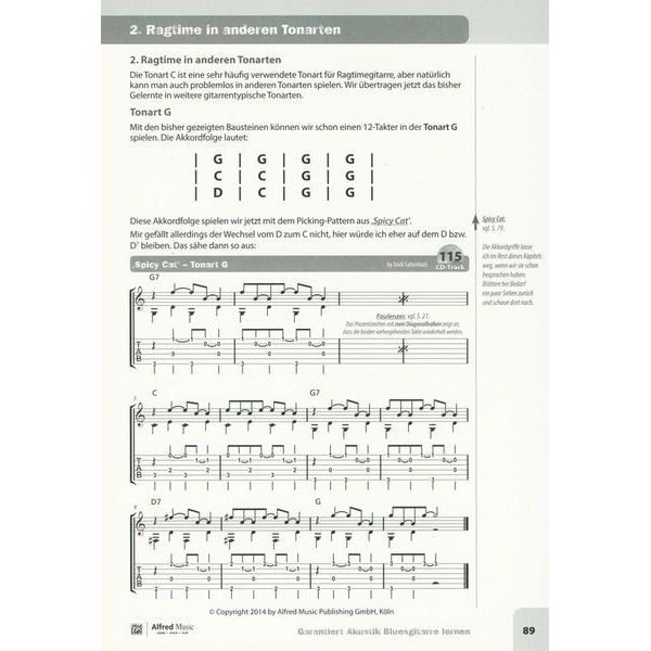 Alfred Music Publishing Garantiert Akustik-Bluesgit.