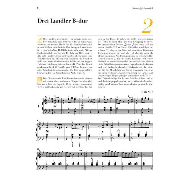 Henle Verlag Am Klavier Schubert