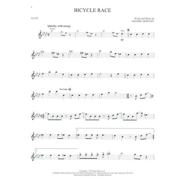 Hal Leonard Queen Flute Play-Along