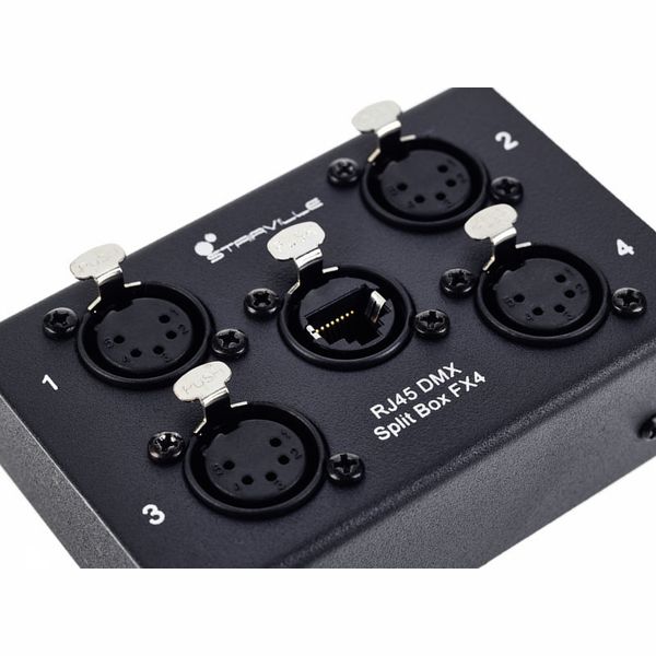 Stairville RJ45 DMX Split Box FX4-5pin