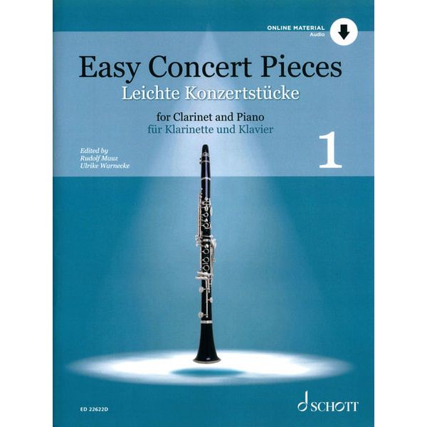 Schott Easy Concert Pieces Clarinet 1