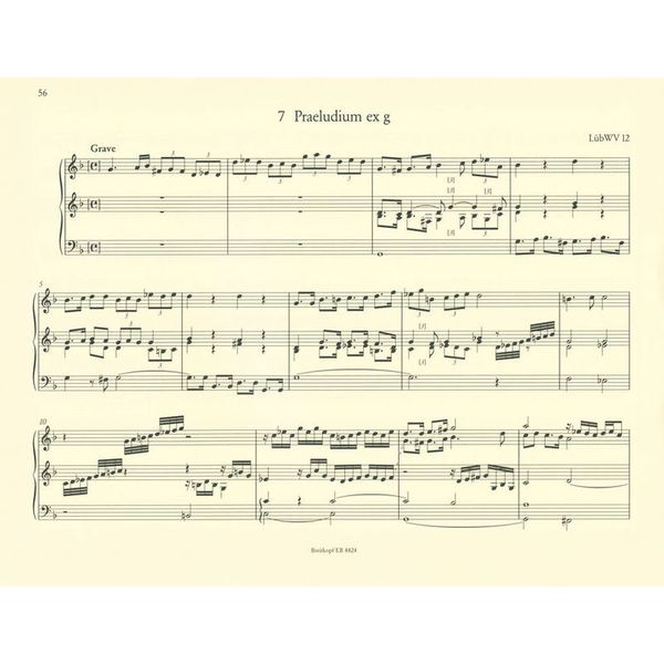 Breitkopf & Hrtel Lübeck Smtliche Orgelwerke