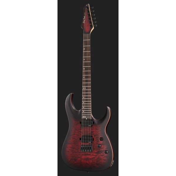 Harley Benton Amarok-6 BKRD Quilted Burst