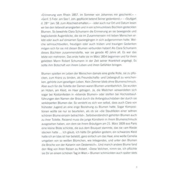 Breitkopf & Hrtel Blumentagebuch Clara Schumann