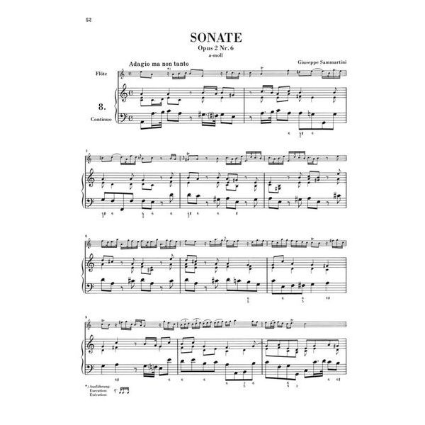 Henle Verlag Flötenmusik Barock