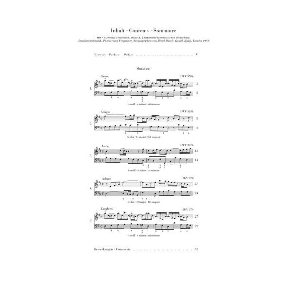 Henle Verlag Hndel Flötensonaten 1