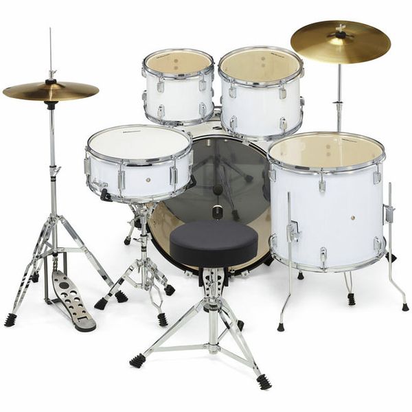 Millenium Focus 22 Drum Set White