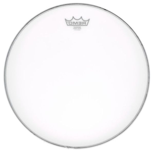 Remo 14" Emperor White Suede