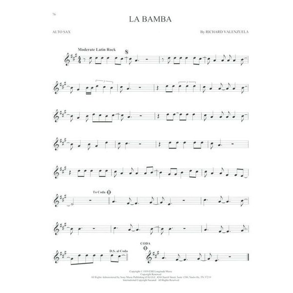 Hal Leonard 101 Simple Songs Alto Sax