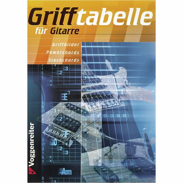Voggenreiter Grifftabelle für Gitarre
