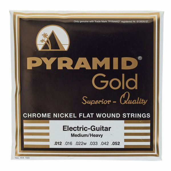 Pyramid Gold Medium/Heavy Flatwound