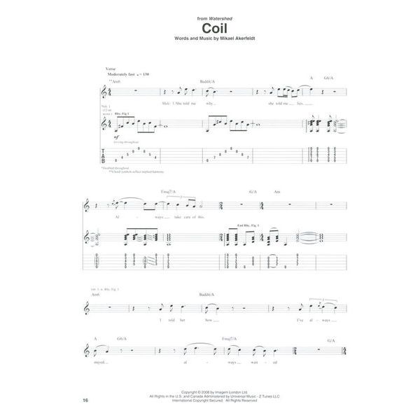 Hal Leonard The Best Of Opeth