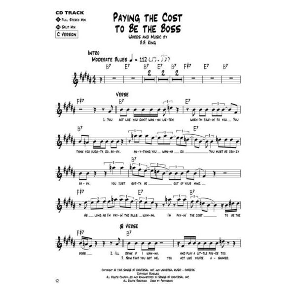 Hal Leonard Blues Play-Along Uptempo Blues