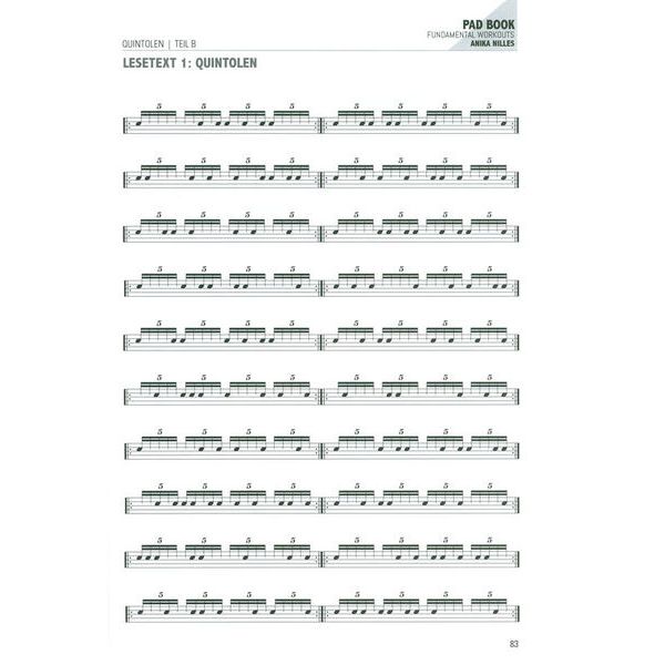 Alfred Music Publishing Anika Nilles Pad Book German