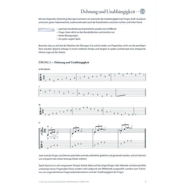 Acoustic Music Books Mein tgliches Warming -Up