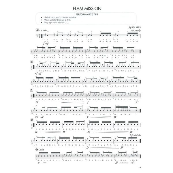 Hal Leonard Rudimental Drum Marching Snare