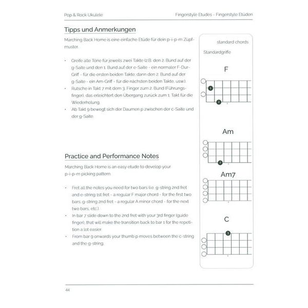 Elisabeth Pfeiffer  Ukulele Fingerstyle Etüden