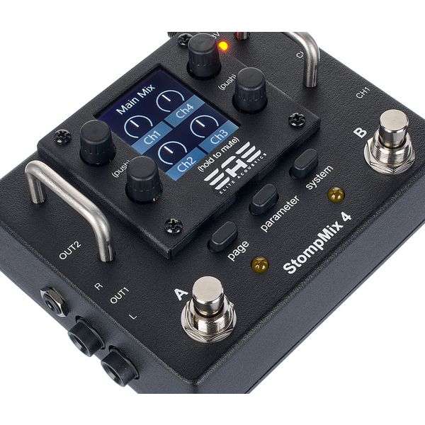 Elite Acoustics Stompmix X4 Pedal Mixer