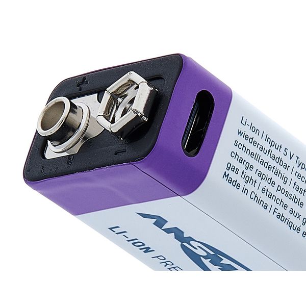 Ansmann 9V Akku USB-C