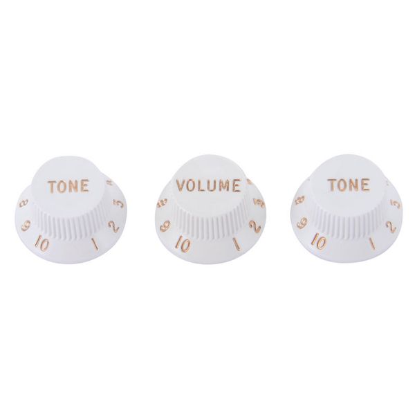 Fender Volume & Tone Knobs Set White
