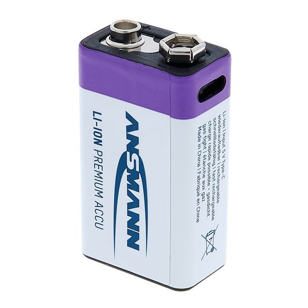Ansmann 9V Akku USB-C
