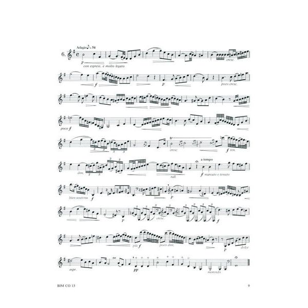 Editions Bim 21 Characteristic Etudes High