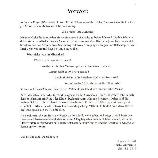 Holzschuh Verlag Flötenzeiten