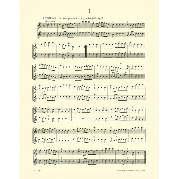 Brenreiter Chédeville Galante Duos Alt