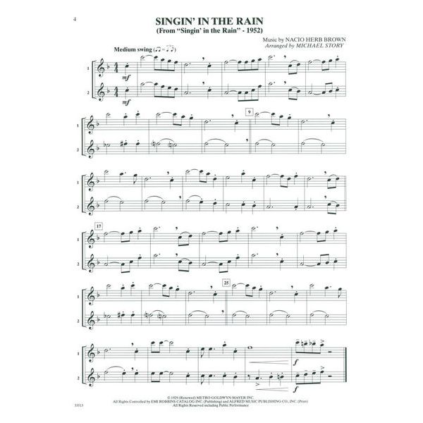 Alfred Music Publishing Movie Duets For All Oboe