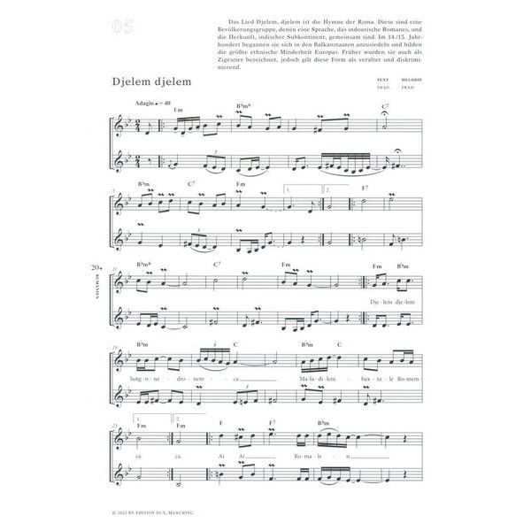 Edition Dux Europa in Noten