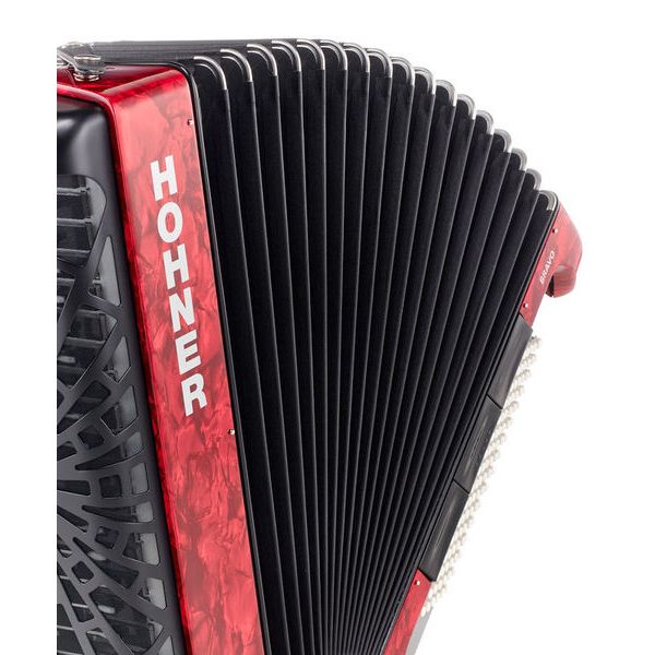 Hohner Bravo III 96 silent key red