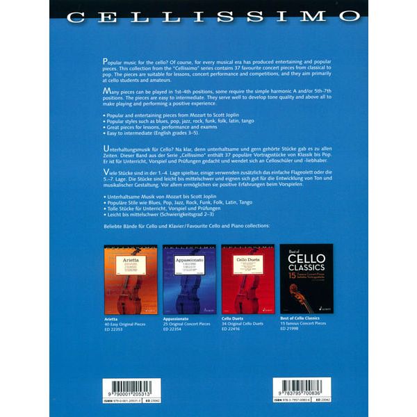 Schott The Entertainer Cello