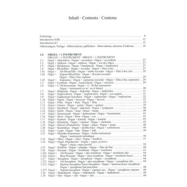 Schott Repertorium Orgelmusik 1+2