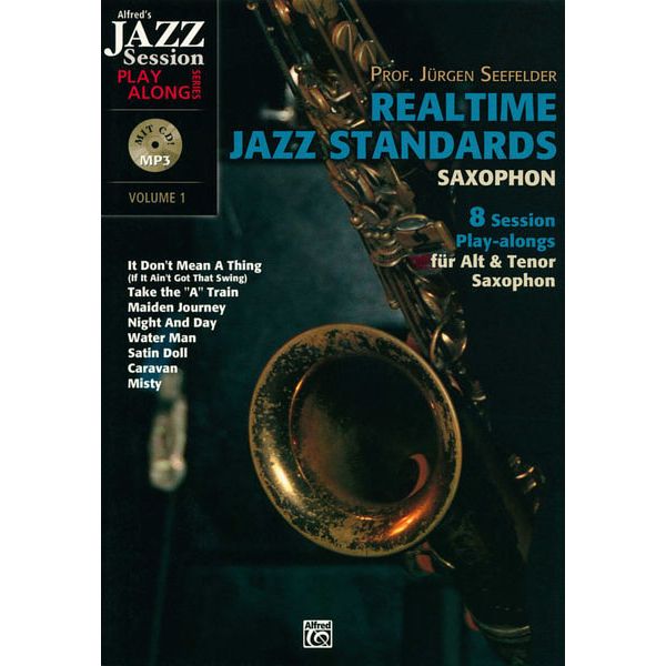 Alfred Music Publishing Realtime Jazz Standards Sax