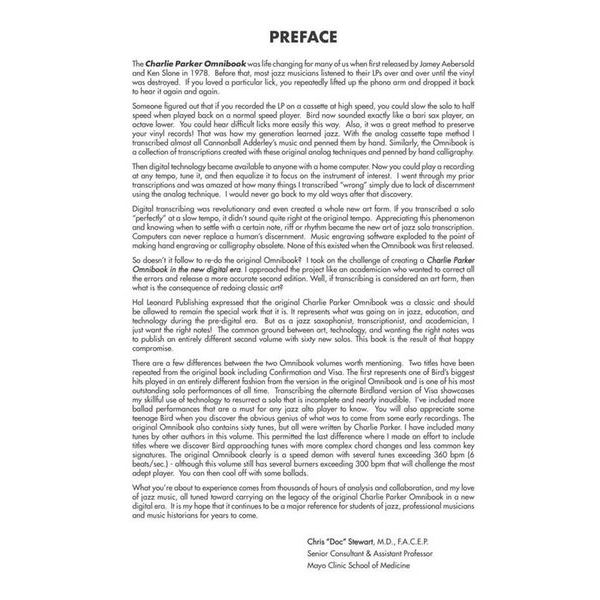 Hal Leonard Charlie Parker Omnibook Eb 2