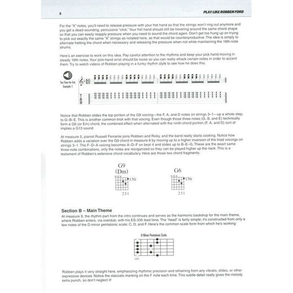 Hal Leonard Play Like Robben Ford