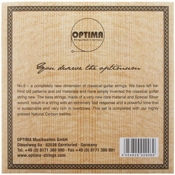 Optima No.6 Silver Strings Carb High