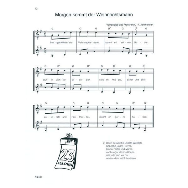 Heinrichshofen Verlag Fridolins Weihnachtsalbum