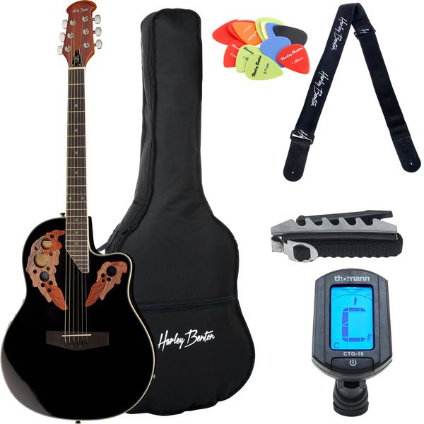 Harley Benton HBO-850BK Bundle