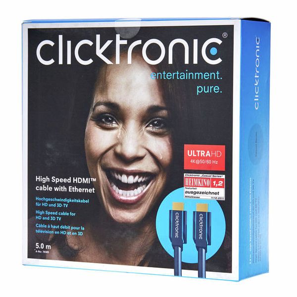 Clicktronic HDMI Casual Cable 5m